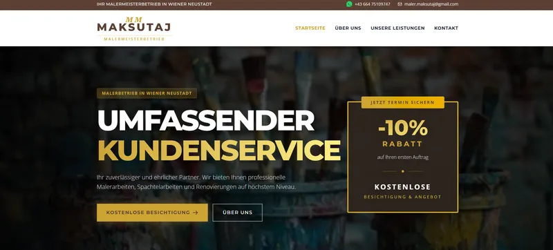 Maksutaj Malermeisterbetrieb logo