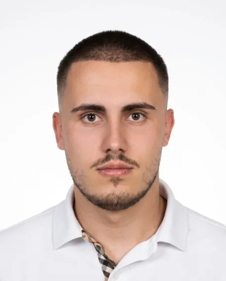 Portrait of Elton Mustafaj